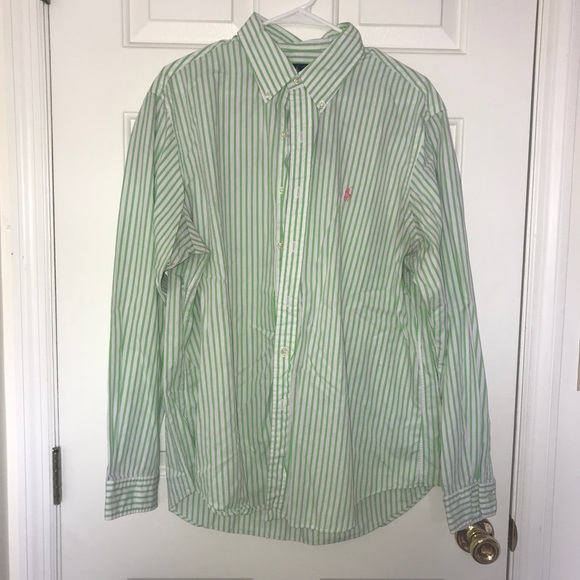 Polo Ralph Lauren Other - Green Stripped Polo by Ralph Lauren—XL